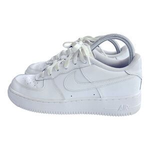 Nike Air Force One AF1 07' Low Triple White Sneaker Shoes size 6 Youth